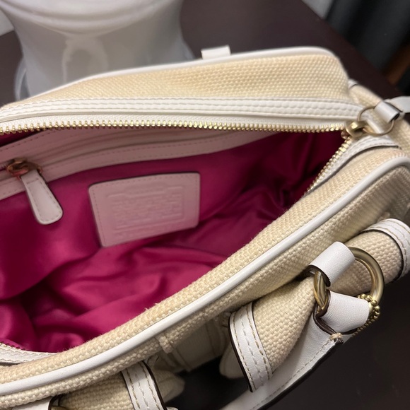 COACH - Canvas & Leather Purse - Picture 2 of 4